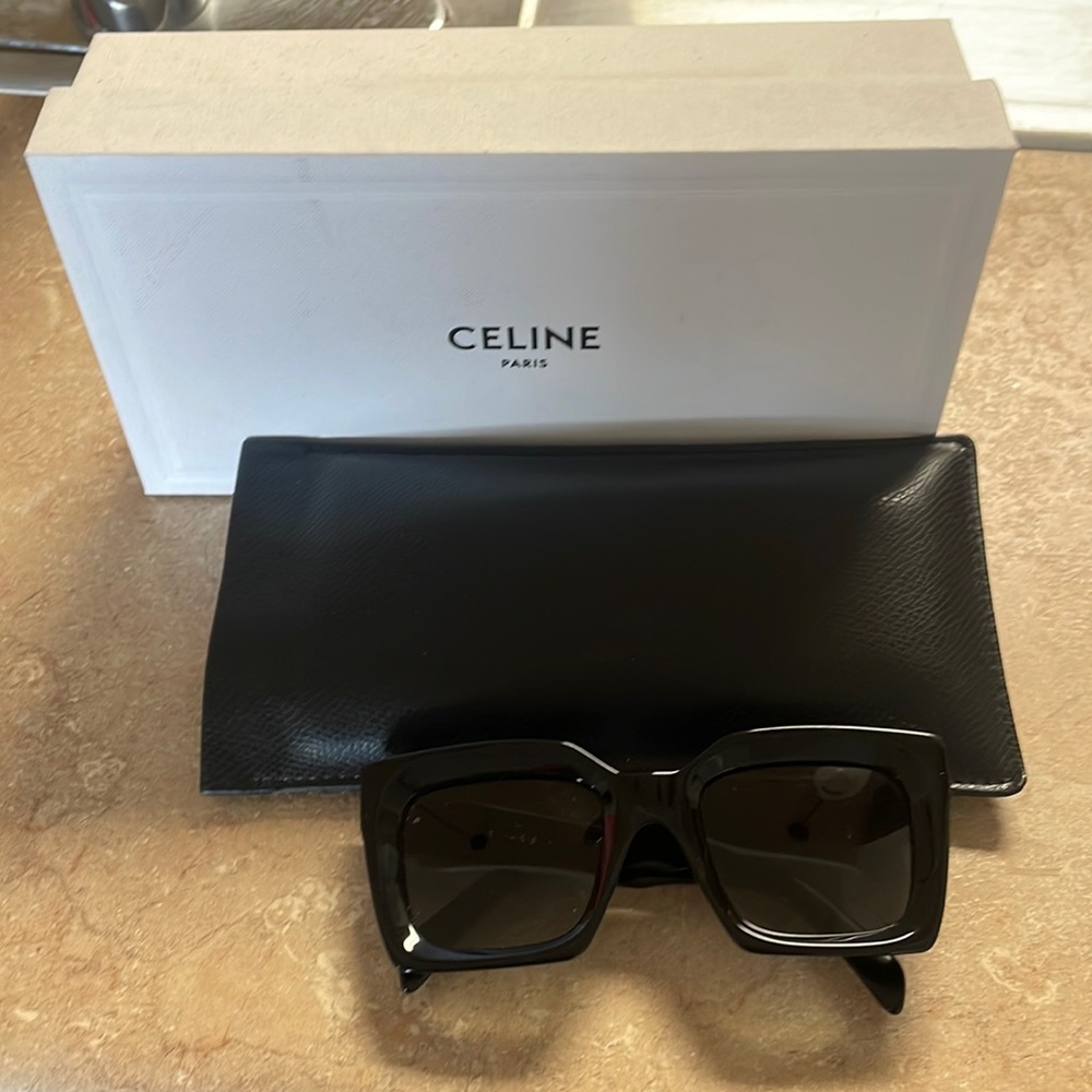 AUTHENTIC Celine sunglasses 51 MM polarized square sunglasses